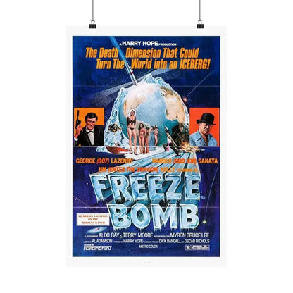 FREEZE BOMB (DEATH DIMENSION) 1978 - Paper Movie Poster 16″ x 24″ Matte - The Sticker Space