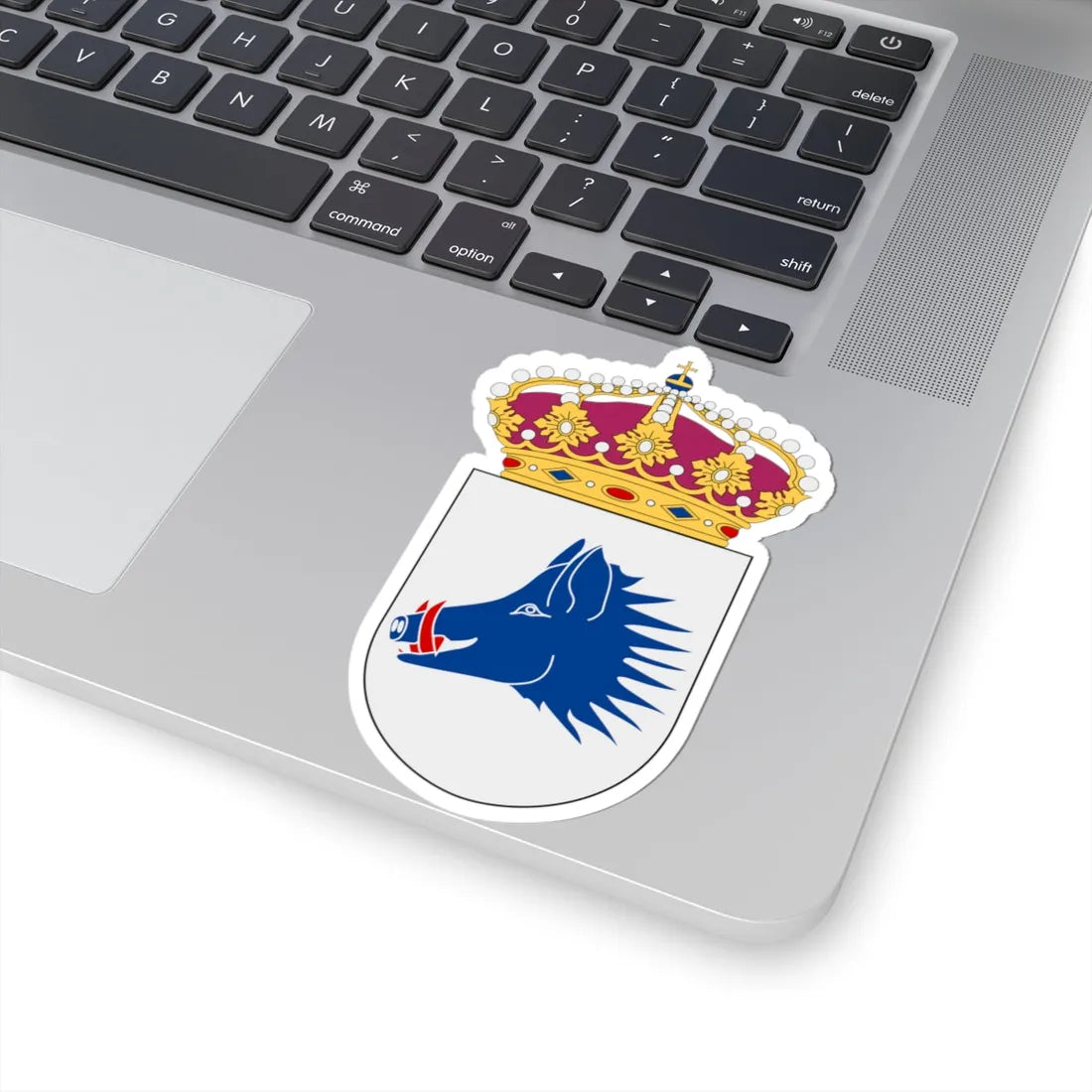 Frej statsisbrytare vapen (Sweden) (Coat of Arms) STICKER Vinyl Kiss-Cut Decal - The Sticker Space