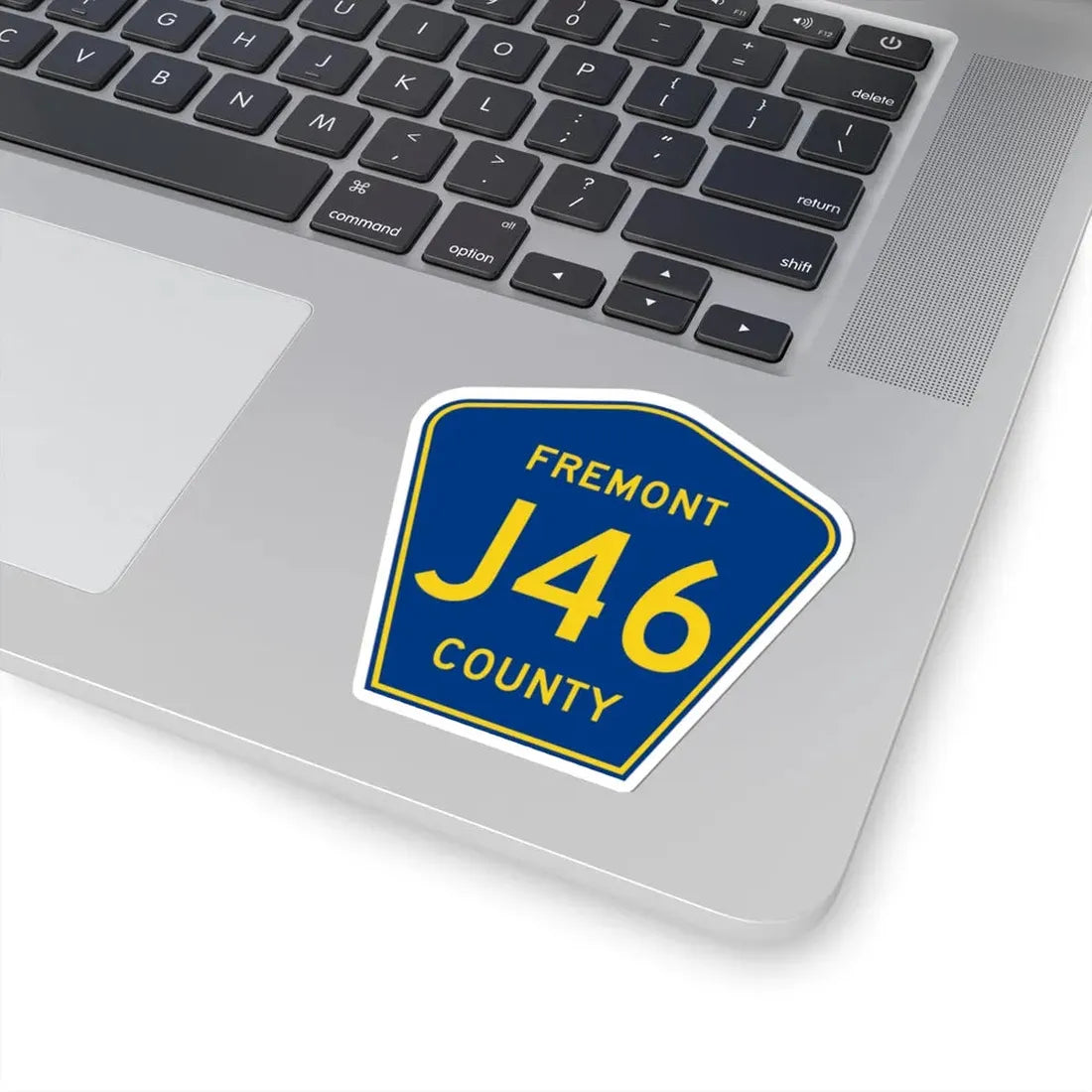 Fremont County Route J46 IA (Iowa) (Road Sign) STICKER Vinyl Kiss-Cut Decal - The Sticker Space