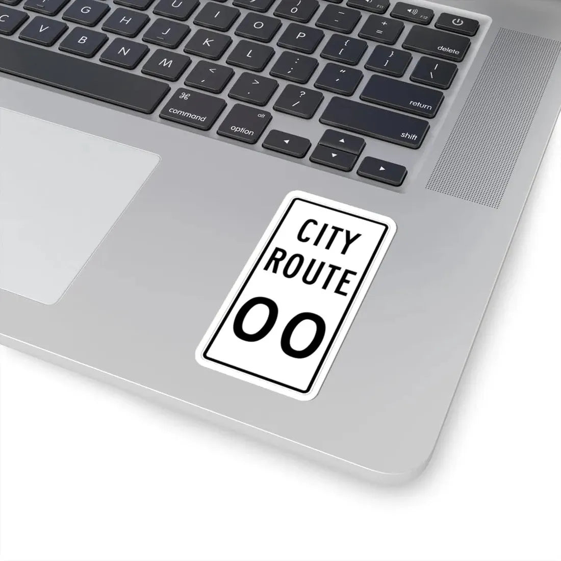 Fremont Ohio city route shield template (Ohio) (Road Sign) STICKER Vinyl Kiss-Cut Decal - The Sticker Space