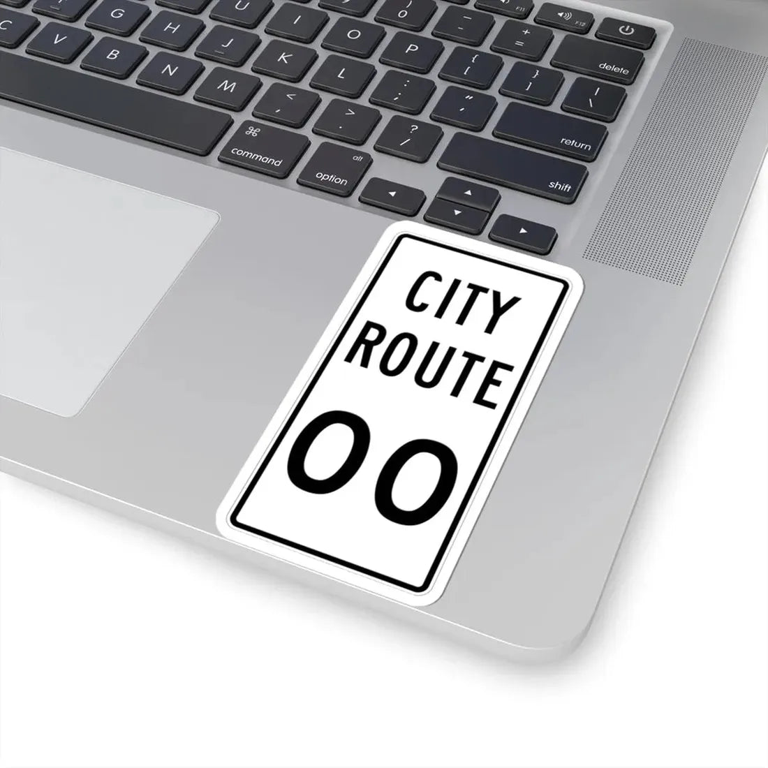 Fremont Ohio city route shield template (Ohio) (Road Sign) STICKER Vinyl Kiss-Cut Decal - The Sticker Space