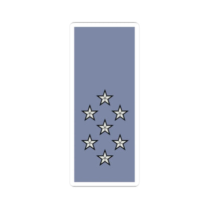 French Army sleeves OF 10 (Military Rank) STICKER Vinyl Kiss-Cut Decal 2 Inch White - The Sticker Space