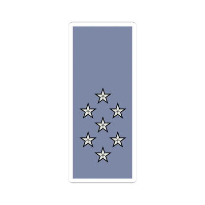 French Army sleeves OF 10 (Military Rank) STICKER Vinyl Kiss-Cut Decal 3 Inch White - The Sticker Space