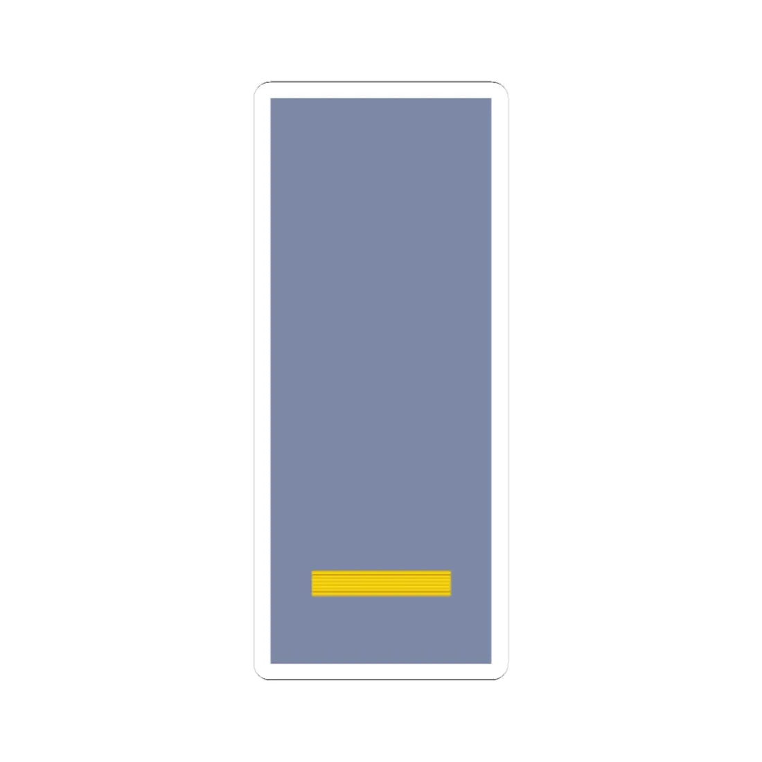 French Army sleeves OF 1a (Military Rank) STICKER Vinyl Kiss-Cut Decal 4 Inch White - The Sticker Space