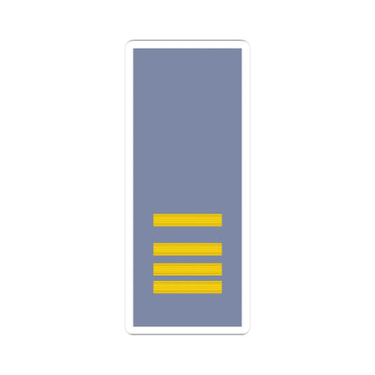 French Army sleeves OF 3 (Military Rank) STICKER Vinyl Kiss-Cut Decal 2 Inch White - The Sticker Space