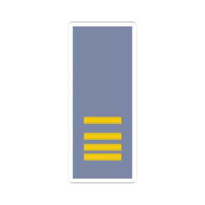 French Army sleeves OF 3 (Military Rank) STICKER Vinyl Kiss-Cut Decal 4 Inch White - The Sticker Space