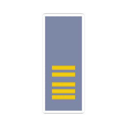 French Army sleeves OF 5 (Military Rank) STICKER Vinyl Kiss-Cut Decal 2 Inch White - The Sticker Space