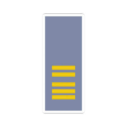 French Army sleeves OF 5 (Military Rank) STICKER Vinyl Kiss-Cut Decal 4 Inch White - The Sticker Space