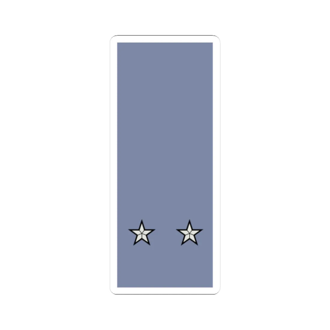 French Army sleeves OF 6 (Military Rank) STICKER Vinyl Kiss-Cut Decal 3 Inch White - The Sticker Space