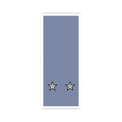 French Army sleeves OF 6 (Military Rank) STICKER Vinyl Kiss-Cut Decal 4 Inch White - The Sticker Space