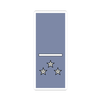 French Army sleeves OF 8 unofficial (Military Rank) STICKER Vinyl Kiss-Cut Decal 4 Inch White - The Sticker Space