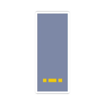 French Army sleeves OF D (Military Rank) STICKER Vinyl Kiss-Cut Decal 4 Inch White - The Sticker Space