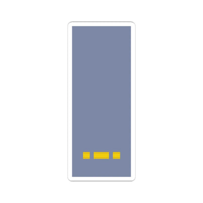 French Army sleeves OF D (Military Rank) STICKER Vinyl Kiss-Cut Decal 6 Inch White - The Sticker Space