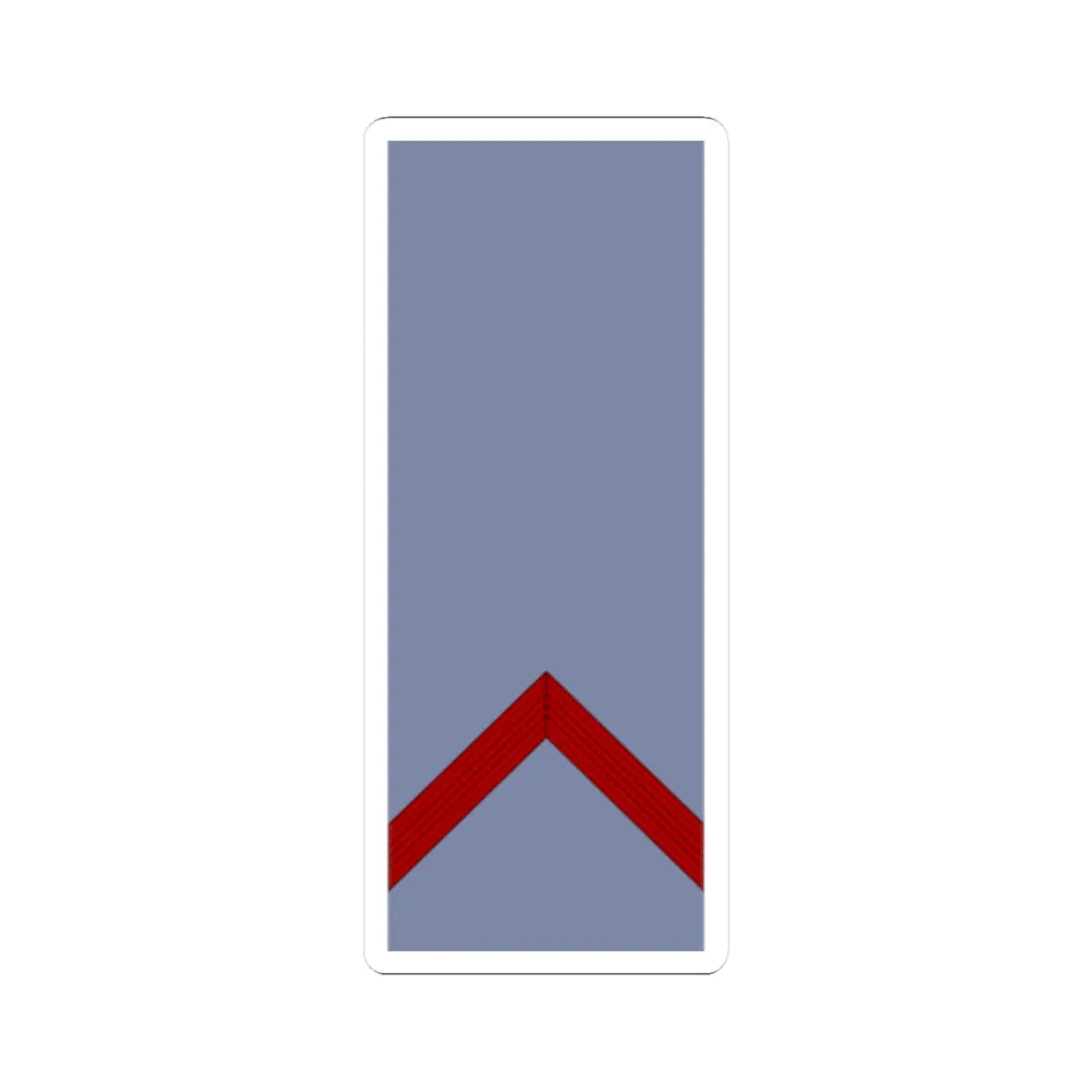 French Army sleeves OR 2 (Military Rank) STICKER Vinyl Kiss-Cut Decal 2 Inch White - The Sticker Space