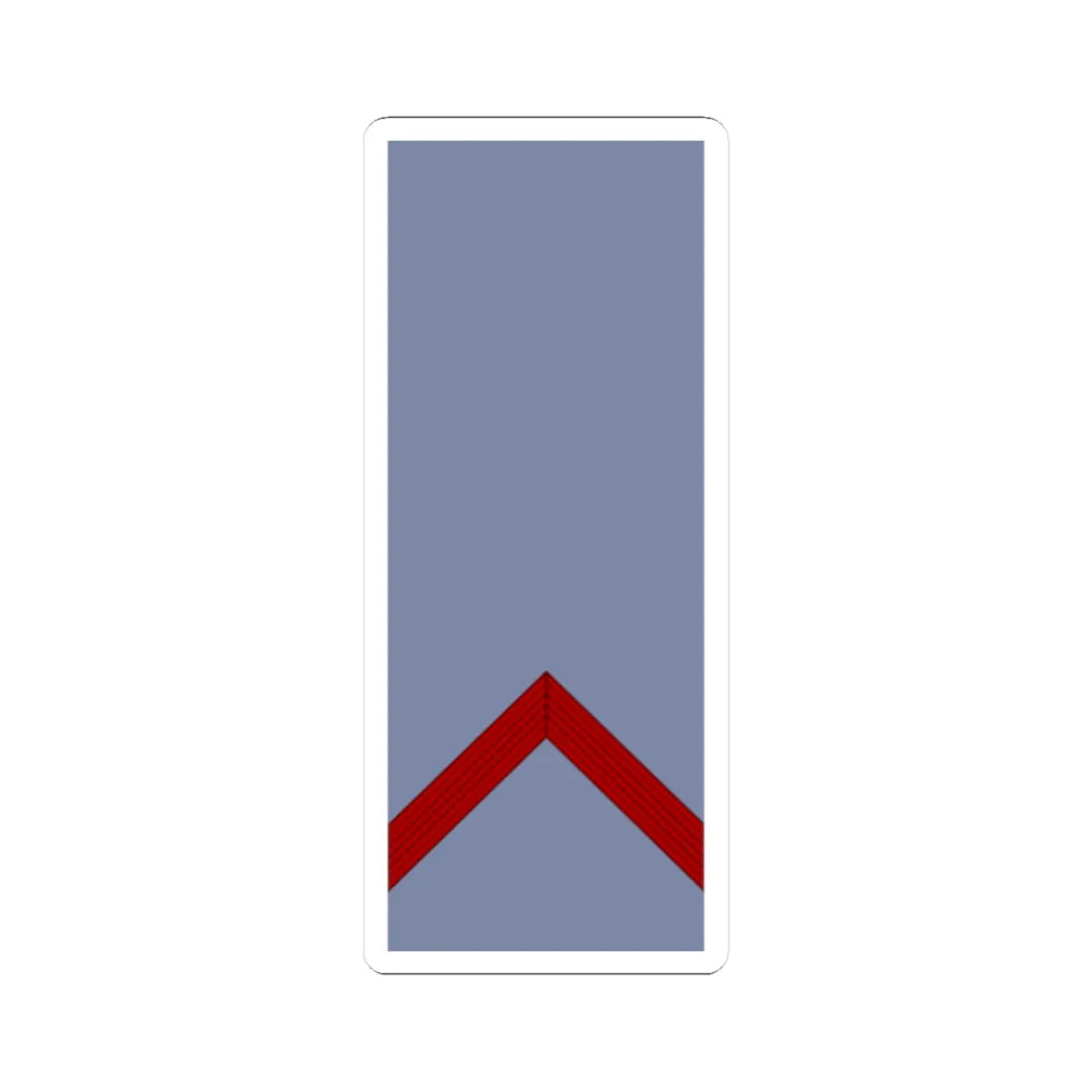French Army sleeves OR 2 (Military Rank) STICKER Vinyl Kiss-Cut Decal 3 Inch White - The Sticker Space