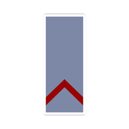 French Army sleeves OR 2 (Military Rank) STICKER Vinyl Kiss-Cut Decal 3 Inch White - The Sticker Space