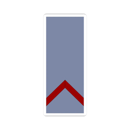 French Army sleeves OR 2 (Military Rank) STICKER Vinyl Kiss-Cut Decal 4 Inch White - The Sticker Space