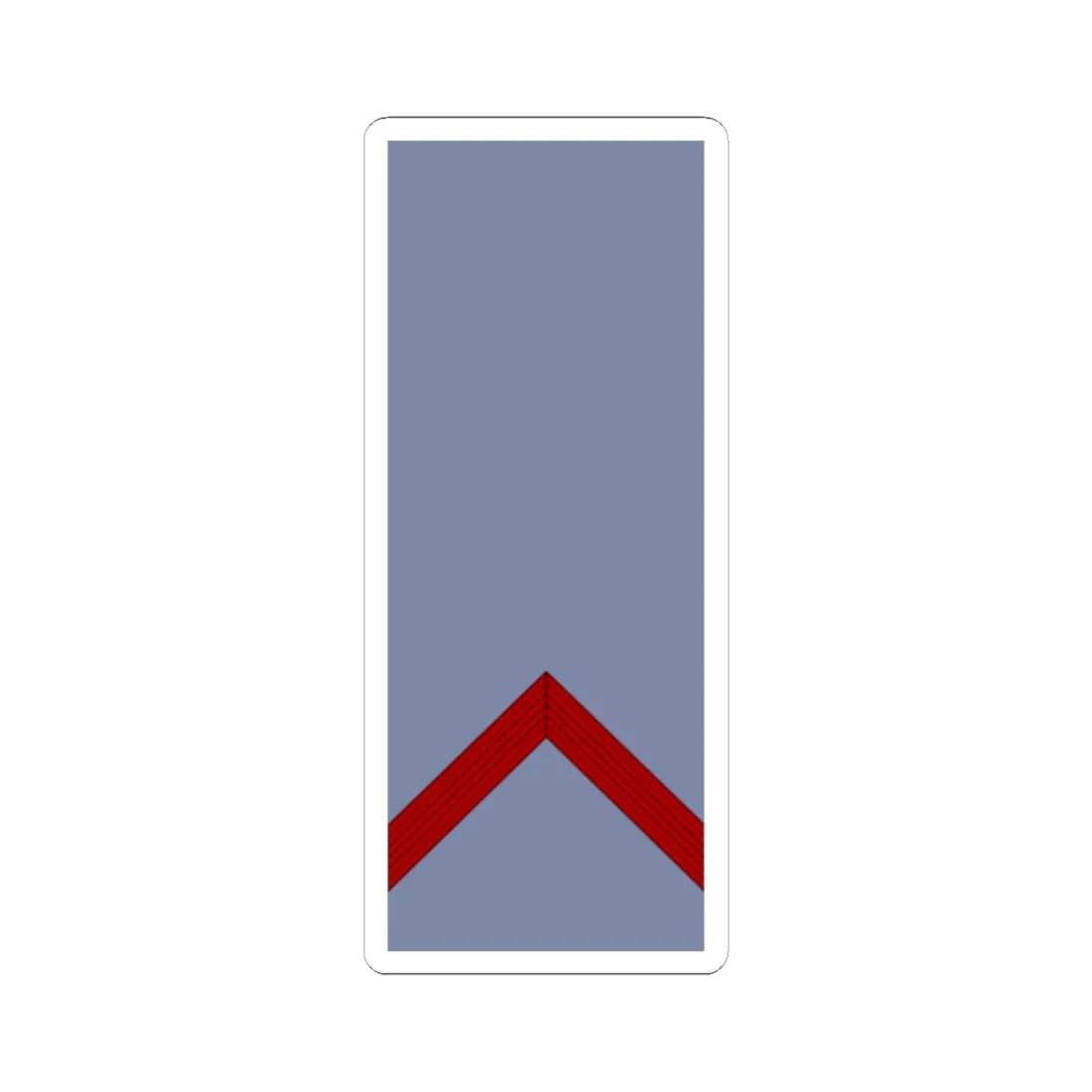 French Army sleeves OR 2 (Military Rank) STICKER Vinyl Kiss-Cut Decal 6 Inch White - The Sticker Space