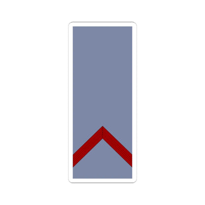 French Army sleeves OR 2 (Military Rank) STICKER Vinyl Kiss-Cut Decal 6 Inch White - The Sticker Space