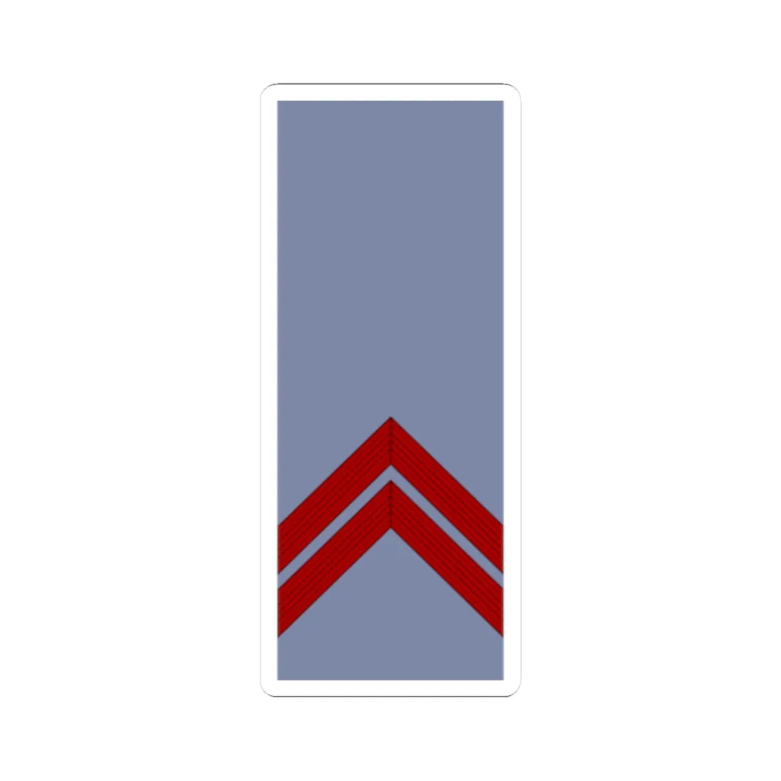 French Army sleeves OR 3 (Military Rank) STICKER Vinyl Kiss-Cut Decal 2 Inch White - The Sticker Space