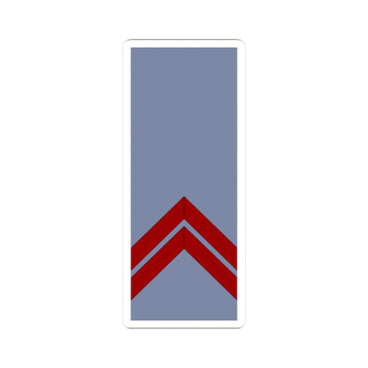 French Army sleeves OR 3 (Military Rank) STICKER Vinyl Kiss-Cut Decal 2 Inch White - The Sticker Space