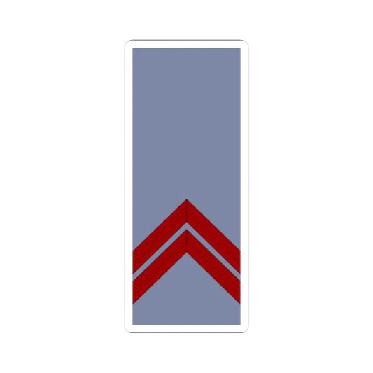 French Army sleeves OR 3 (Military Rank) STICKER Vinyl Kiss-Cut Decal 2 Inch White - The Sticker Space