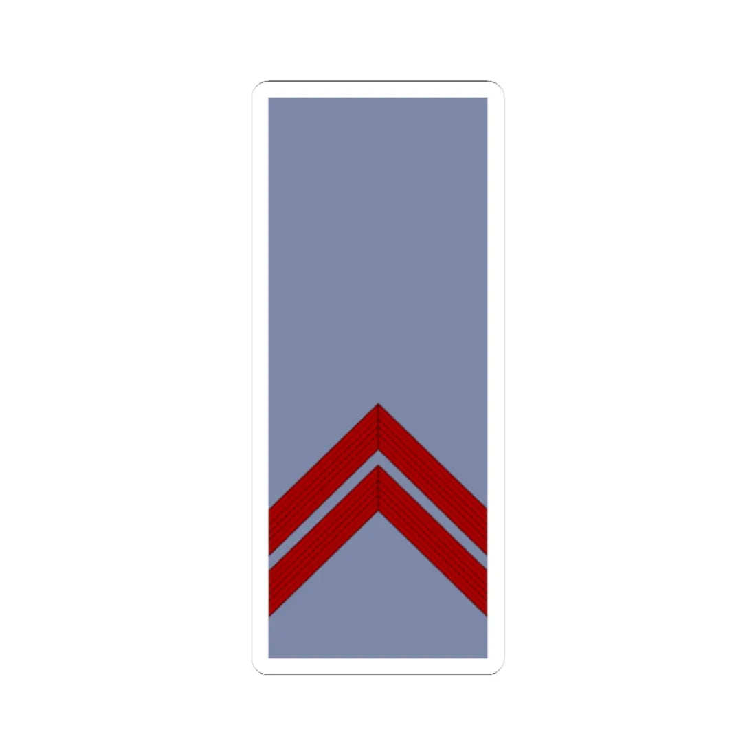 French Army sleeves OR 3 (Military Rank) STICKER Vinyl Kiss-Cut Decal 3 Inch White - The Sticker Space