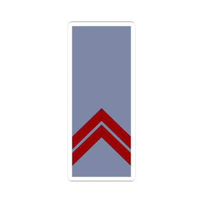French Army sleeves OR 3 (Military Rank) STICKER Vinyl Kiss-Cut Decal 3 Inch White - The Sticker Space