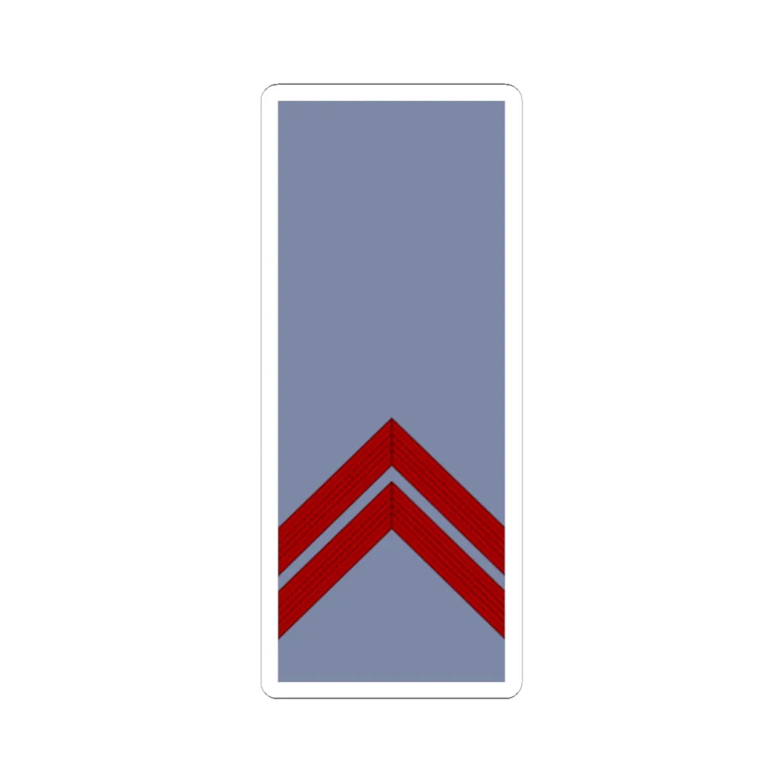 French Army sleeves OR 3 (Military Rank) STICKER Vinyl Kiss-Cut Decal 6 Inch White - The Sticker Space