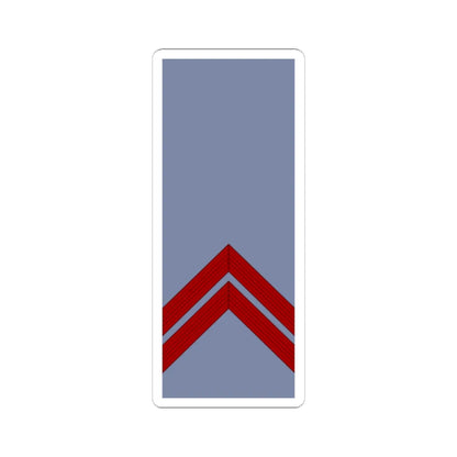 French Army sleeves OR 3 (Military Rank) STICKER Vinyl Kiss-Cut Decal 6 Inch White - The Sticker Space
