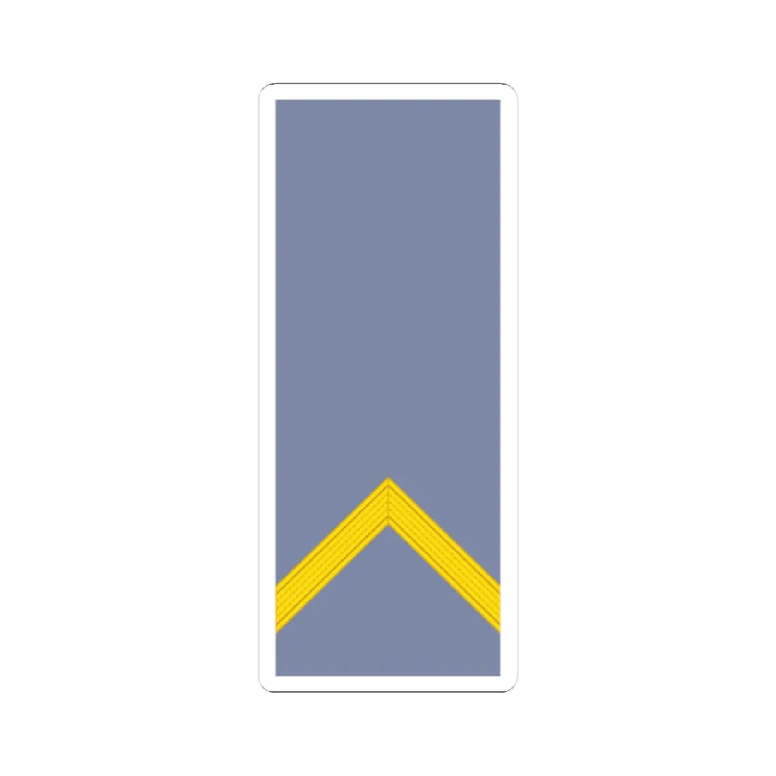 French Army sleeves OR 5 (Military Rank) STICKER Vinyl Kiss-Cut Decal 4 Inch White - The Sticker Space