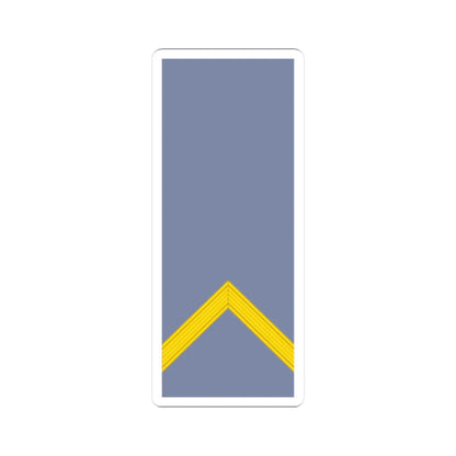 French Army sleeves OR 5 (Military Rank) STICKER Vinyl Kiss-Cut Decal 4 Inch White - The Sticker Space