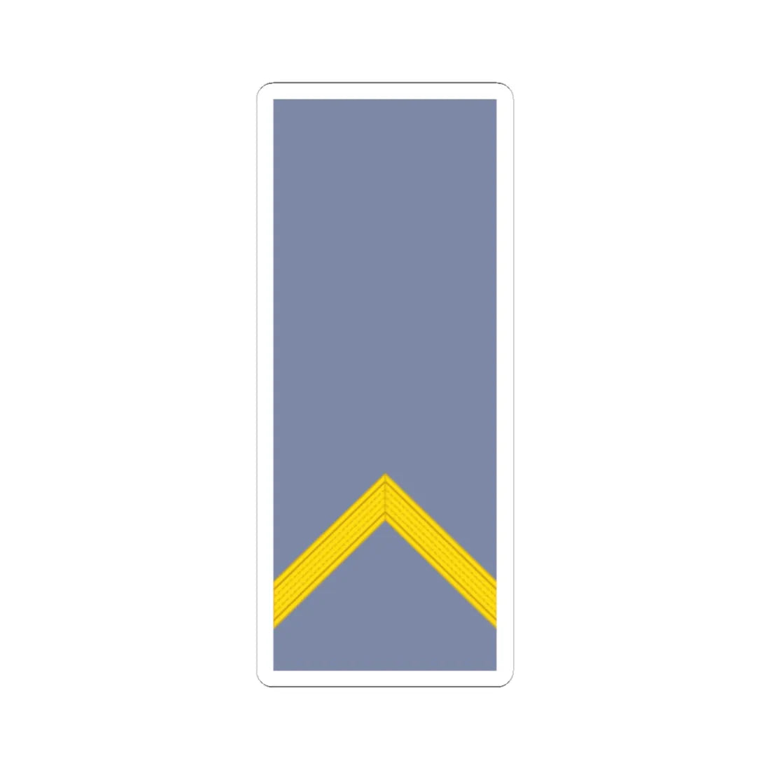 French Army sleeves OR 5 (Military Rank) STICKER Vinyl Kiss-Cut Decal 6 Inch White - The Sticker Space