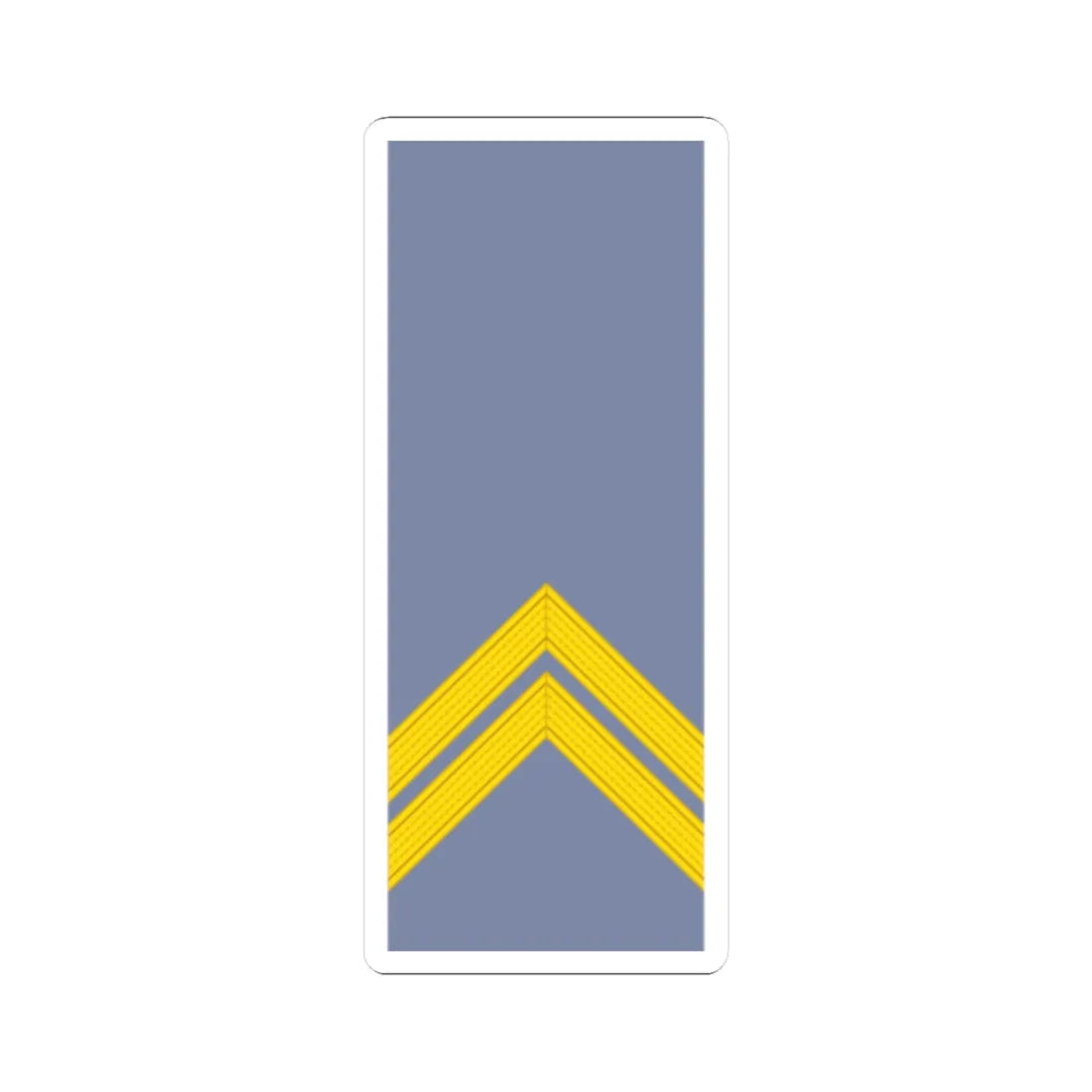 French Army sleeves OR 6 (Military Rank) STICKER Vinyl Kiss-Cut Decal 2 Inch White - The Sticker Space