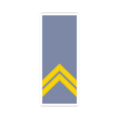 French Army sleeves OR 6 (Military Rank) STICKER Vinyl Kiss-Cut Decal 2 Inch White - The Sticker Space