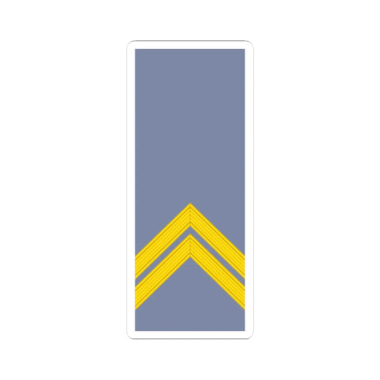 French Army sleeves OR 6 (Military Rank) STICKER Vinyl Kiss-Cut Decal 2 Inch White - The Sticker Space