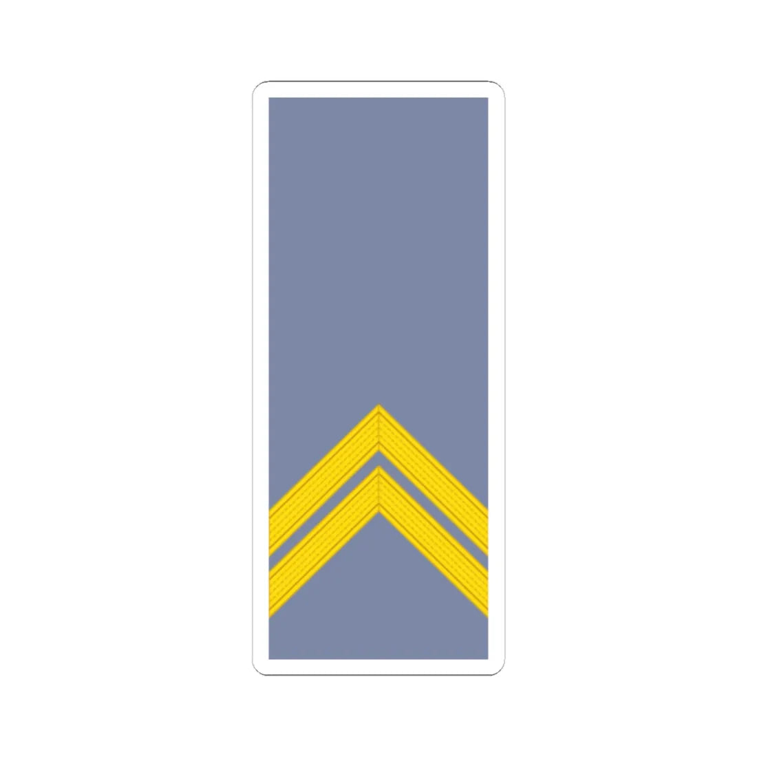 French Army sleeves OR 6 (Military Rank) STICKER Vinyl Kiss-Cut Decal 6 Inch White - The Sticker Space