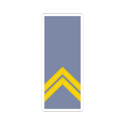 French Army sleeves OR 6 (Military Rank) STICKER Vinyl Kiss-Cut Decal 6 Inch White - The Sticker Space