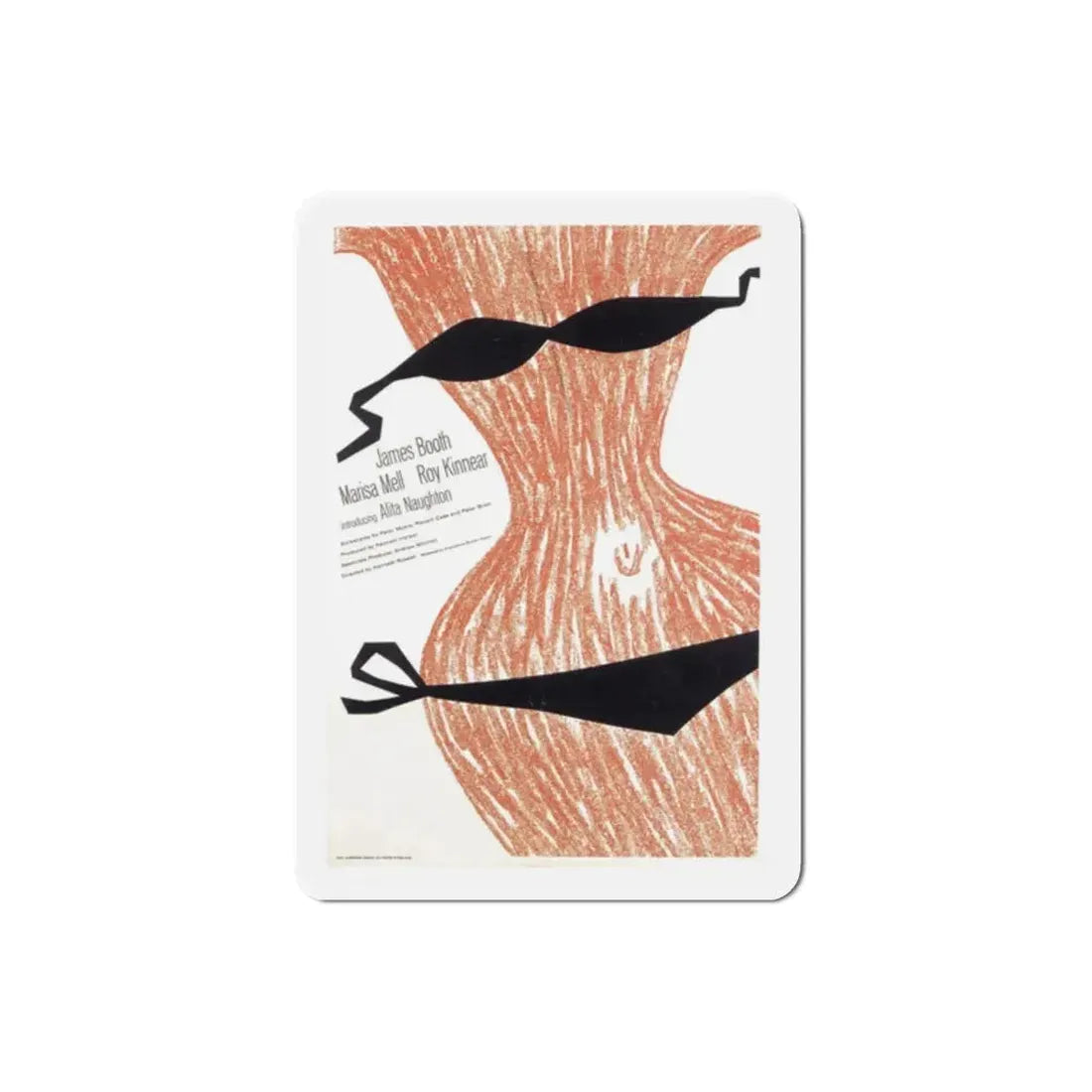 French Dressing 1964 Movie Poster Refrigerator Magnet - The Sticker Space