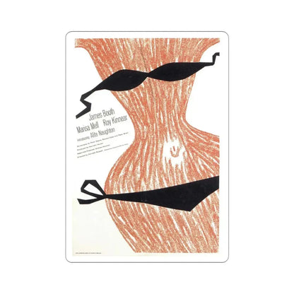 French Dressing 1964 Movie Poster STICKER Vinyl Die-Cut Decal 4 Inch - The Sticker Space