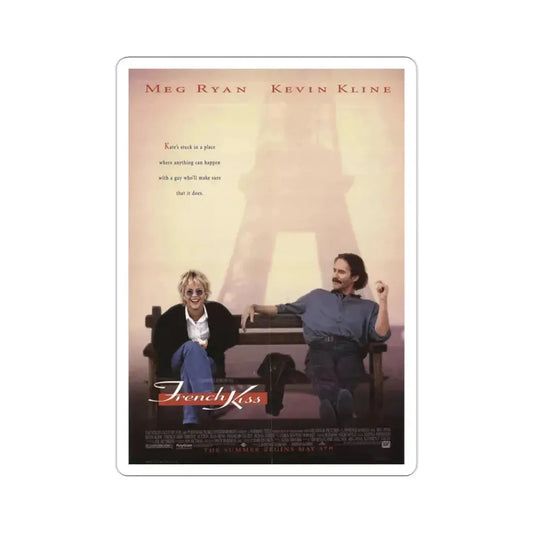 French Kiss 1995 Movie Poster STICKER Vinyl Die-Cut Decal 2 Inch - The Sticker Space