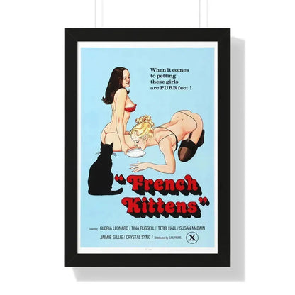 FRENCH KITTENS 1978 - Framed Movie Poster - The Sticker Space