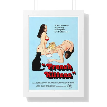 FRENCH KITTENS 1978 - Framed Movie Poster - The Sticker Space