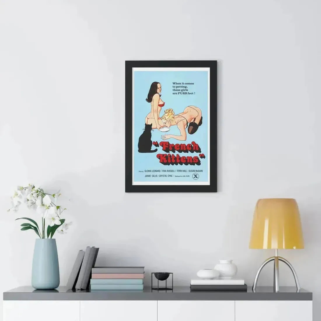 FRENCH KITTENS 1978 - Framed Movie Poster - The Sticker Space