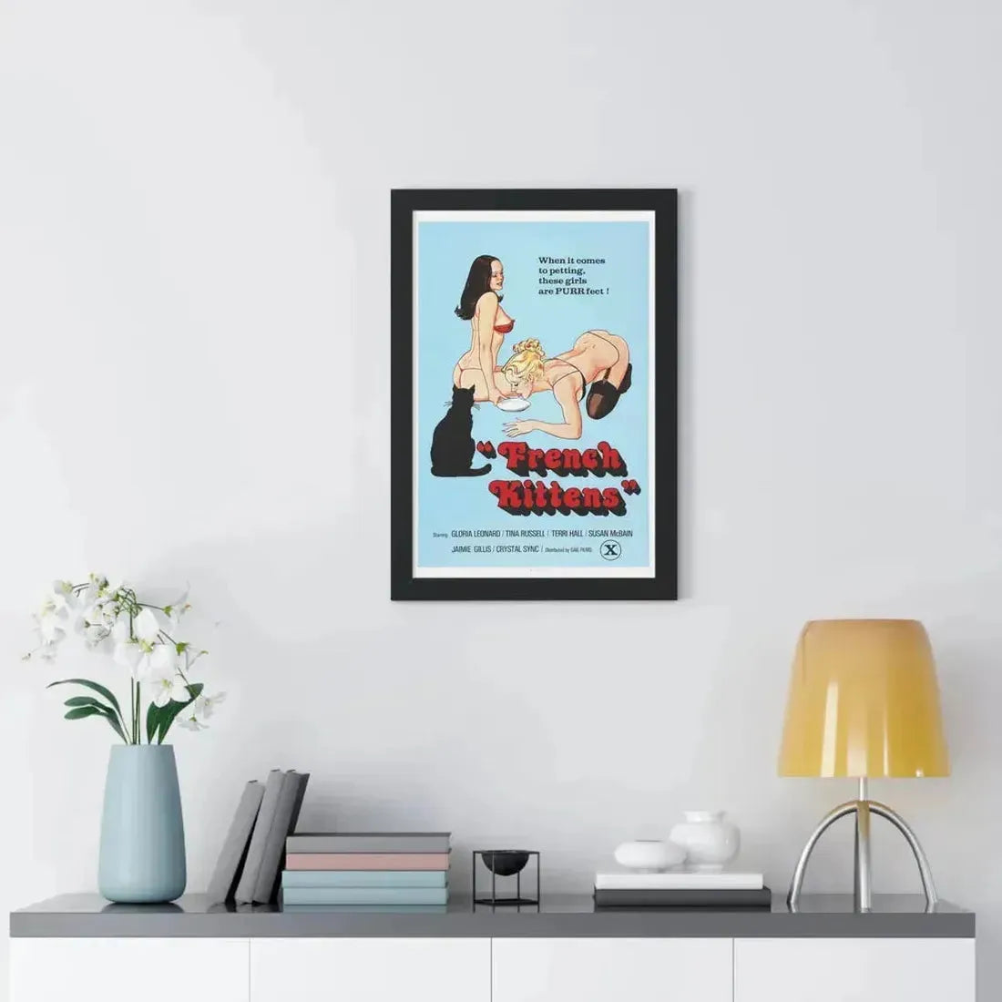 FRENCH KITTENS 1978 - Framed Movie Poster - The Sticker Space