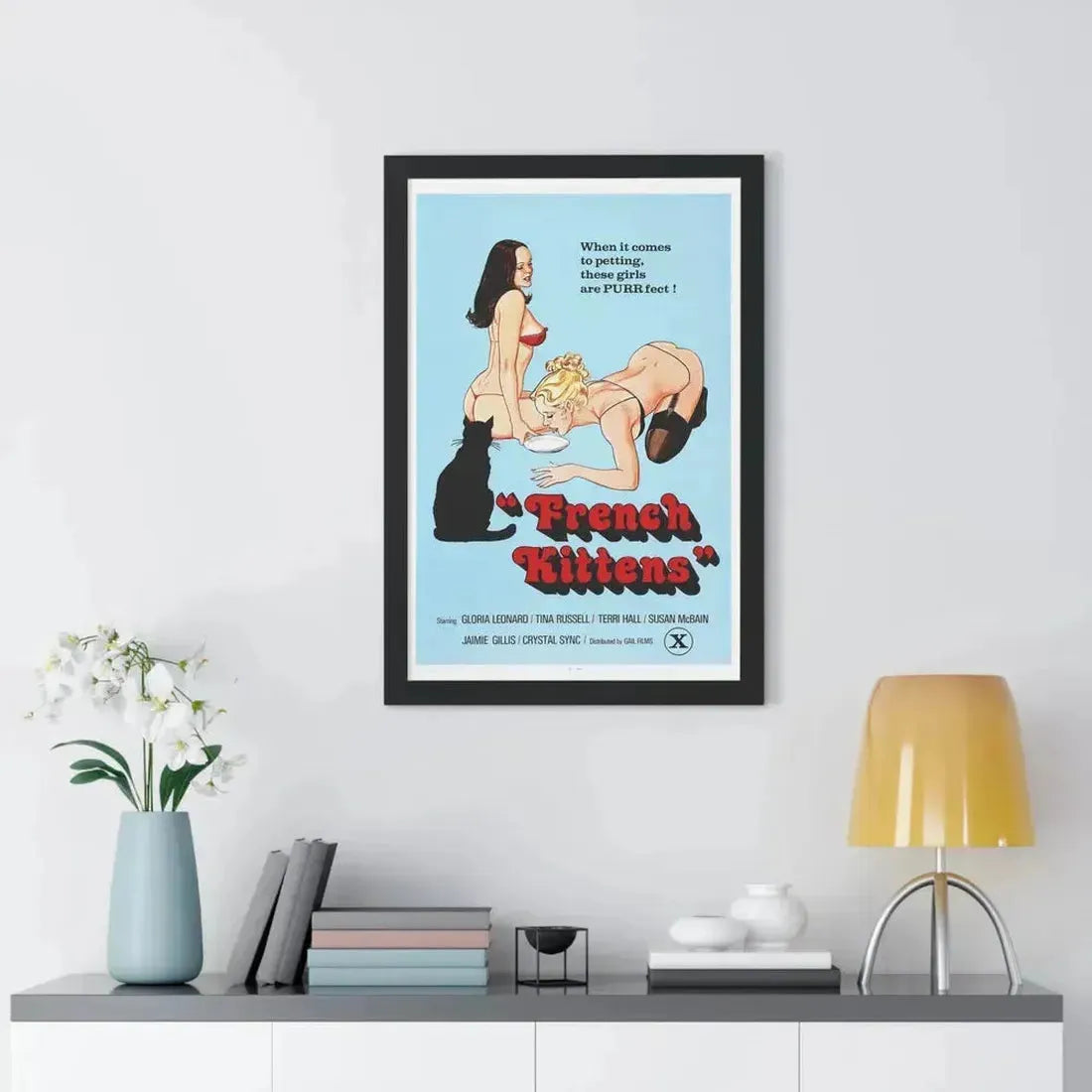 FRENCH KITTENS 1978 - Framed Movie Poster - The Sticker Space