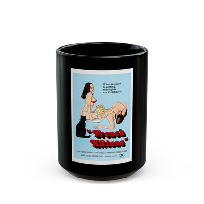 FRENCH KITTENS 1978 Movie Poster - Black Coffee Mug-15oz-The Sticker Space