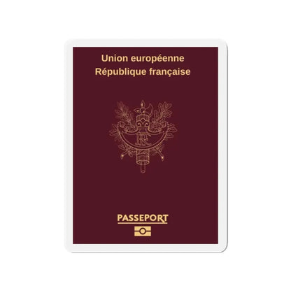 French Passport - Refrigerator Magnet 2 Inch - The Sticker Space