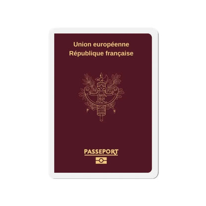 French Passport - Refrigerator Magnet 3 Inch - The Sticker Space