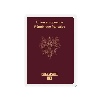 French Passport - Refrigerator Magnet 4 Inch - The Sticker Space